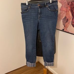 Loft Skinny Crop Jeans 31/12